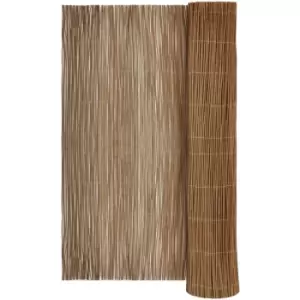 image of Willow Fence 500x100cm Vidaxl Brown