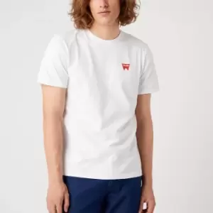 Image of Wrangler Sign Off Cotton T-Shirt - M