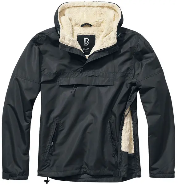 Image of Brandit Windbreaker Sherpa Windbreaker Black M Men