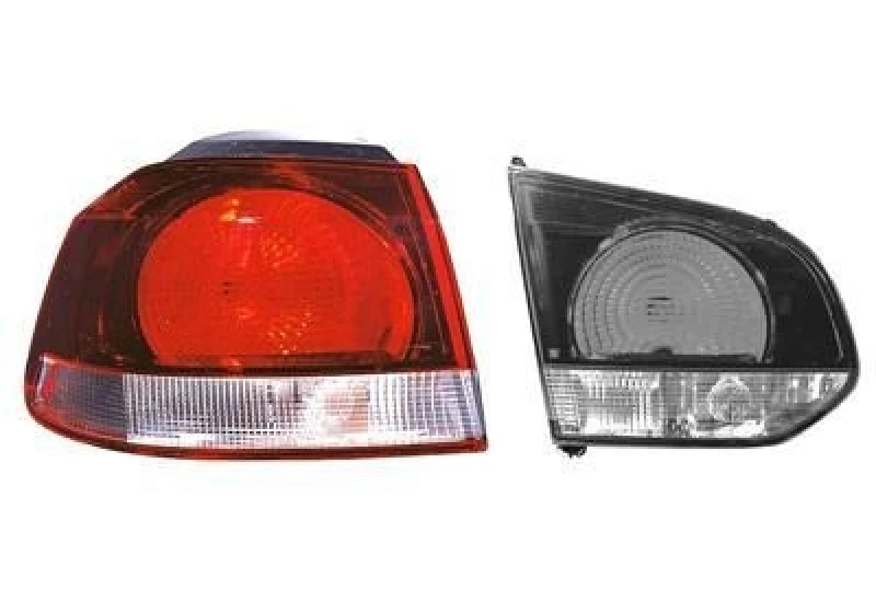 Image of VAN WEZEL 5869931 Rear light Outer section, without bulb holder, Left, Housing with Black interior Combination Rearlight (391)