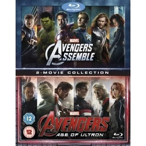 image of Avengers Age Of Ultron/Avengers Assemble Doublepack Bluray