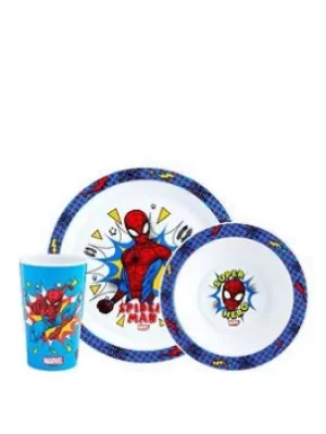 image of Spiderman Pop 3 Piece Tableware Set