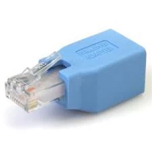 image of StarTech RJ45 (M to F) Cisco Console Rollover Adapter for RJ45 Ethernet Cable