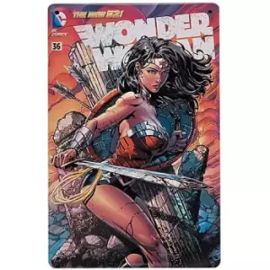 Image of DC Comics Wonder Woman #36 Tin Plate Poster