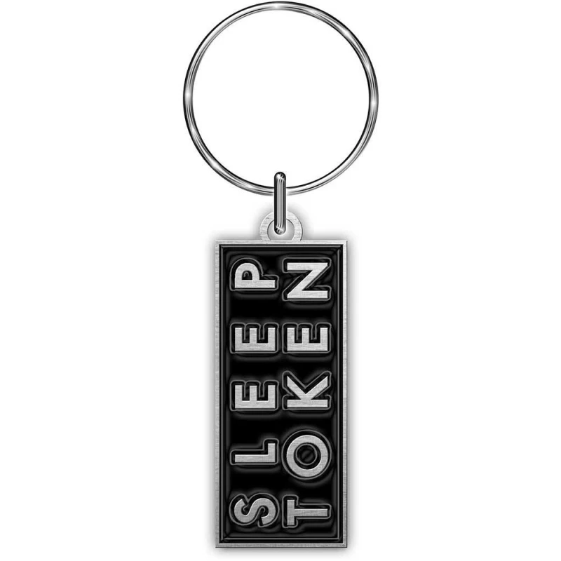 Image of Sleep Token Band Logo Keyring Keychain Black unisex