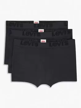 image of Levis Premium Trunks 3 Pack - Black