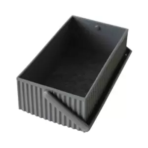 Image of Hachiman Omnioffre Stacking Storage Box Small - Grey