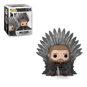 image of Game of Thrones Ned Stark on Throne Funko Pop! Deluxe