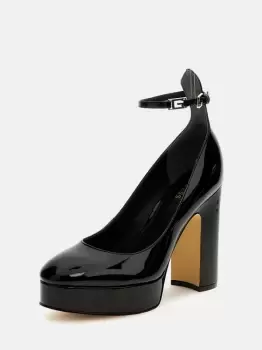 Guess Temis Patent Leather Court Shoes