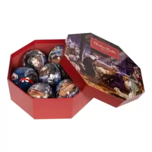 image of Set of 7 Nativity Christmas Baubles