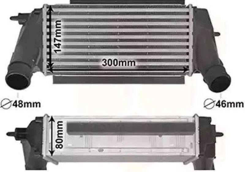 Image of VAN WEZEL 18014702 Intercooler Intercooler,charger (468)