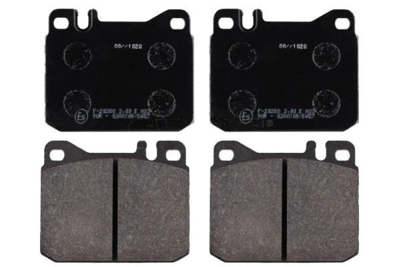 Image of SWAG 10 91 6057 Brake pad set Front Axle, prepared for wear warning indicator Brake Pad Set,disc brake (402)