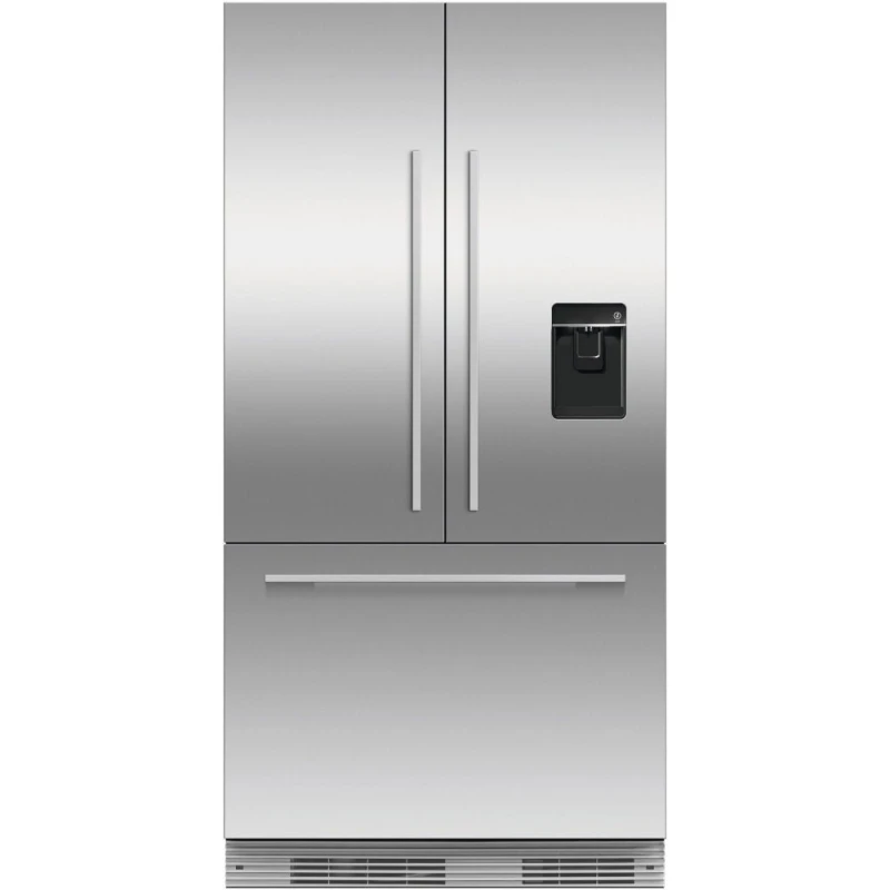 Image of Fisher Paykel 90cm Integrated French Style Fridge Freezer With Ice & Water RS90AU3 RS90AU3