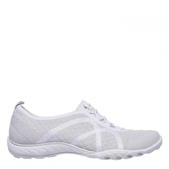 image of Skechers Breath-Easy Womens Casual Shoes - White