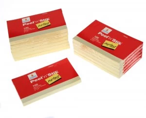 image of Cathedral Yellow Sticky Notes 75x127mm Pack of 12