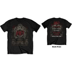 Image of Slayer - Eagle Grave 21/06/18 Iceland Event Mens Small T-Shirt - Black