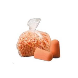 image of 3M 1100 R Uncorded Disposable Ear Plugs Refill Bag of 500 Ear Plugs for 1100 DP Dispenser