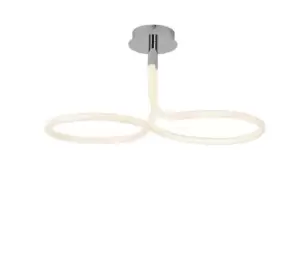 Image of Nur Ceiling, 40W LED, 3000K, 3000lm, IP20, Chrome
