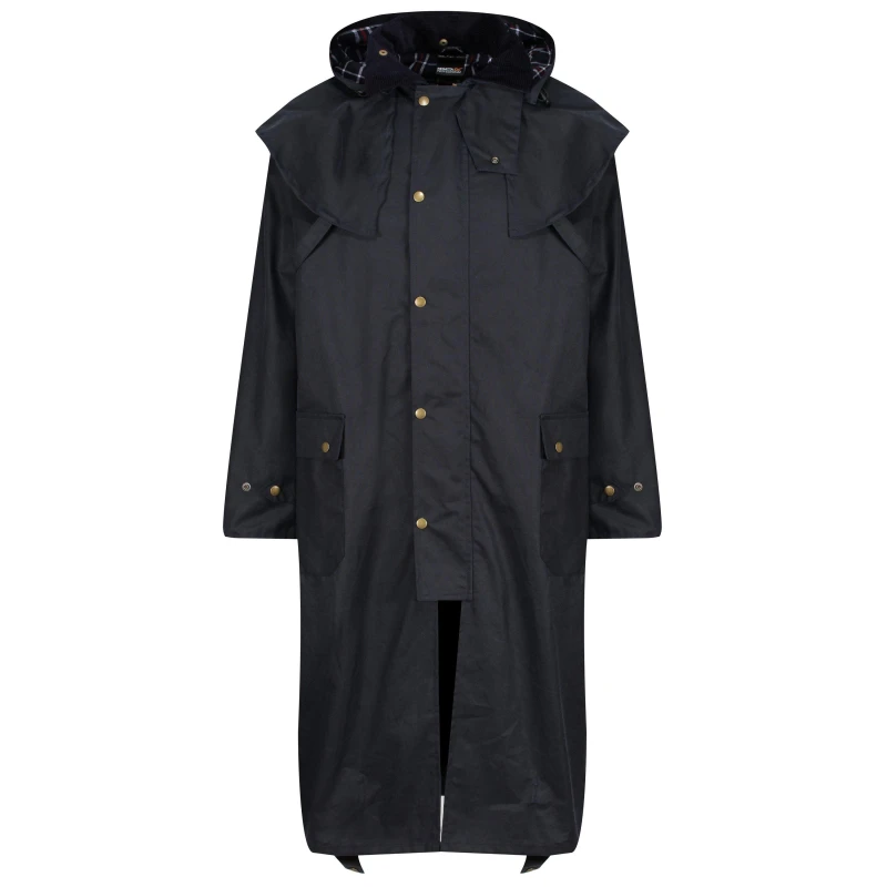 Image of Regatta Cranbook Wax Jacket - Blue Blue M
