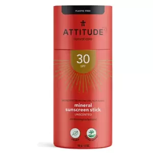 image of Attitude Mineral Sun Screen Stick - SPF 30 - Fragrance Free