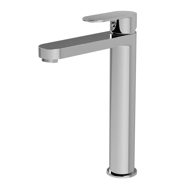 Image of Balterley Round Tall Mono Basin Mixer Tap Chrome Silver