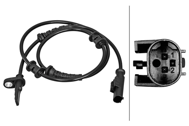 Image of HELLA ABS sensor HELLA 6PU 358 217-261