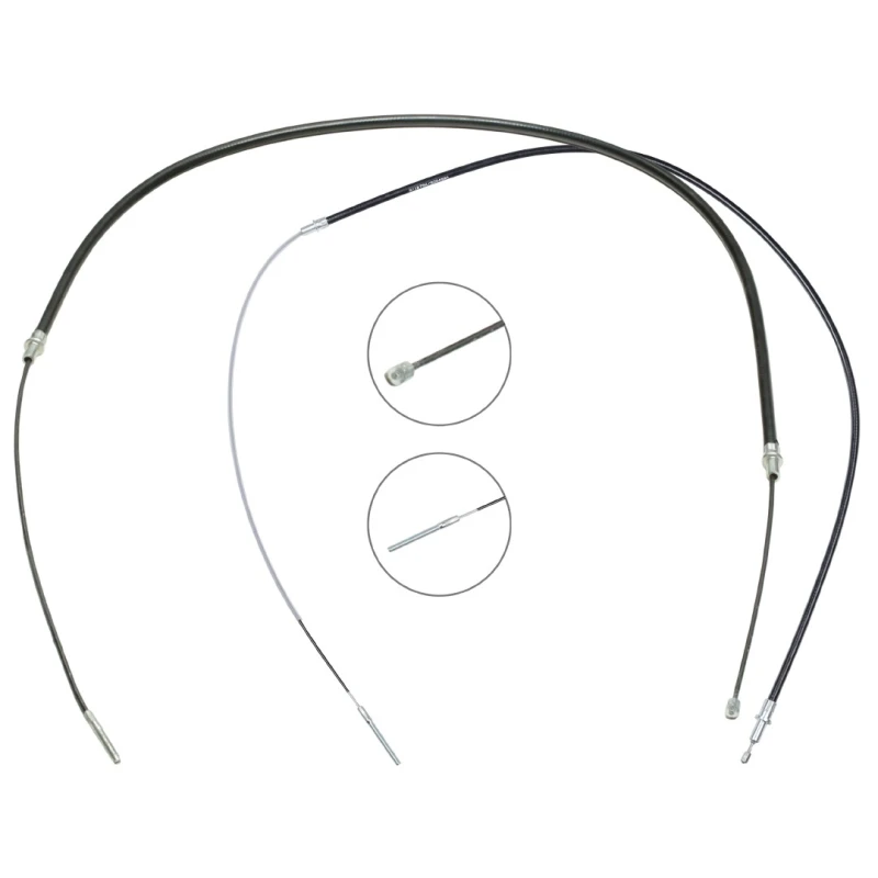 Image of RIDEX 124C1098 Brake Cable Rear, 1930/1170+1890/1120mm Cable,parking brake (124)