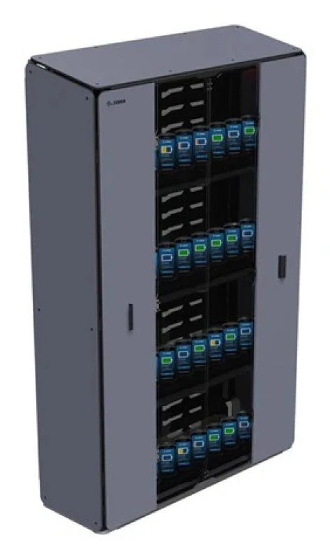Image of Zebra CS-CAB-5-EXT-FLTPK-B-EMEA industrial storage cabinet Grey