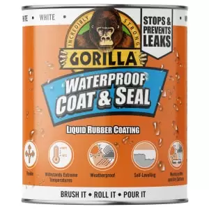 image of Gorilla White Waterproof Coat & Seal - 946ml