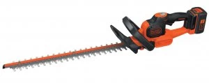 image of Black + Decker GTC36552PC-GB 36V 55cm Cordless Hedge Trimmer