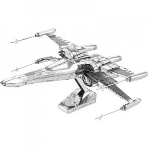 image of Metal Earth Star Wars Poe Damerons X-Wing Fighter Model kit