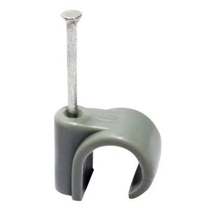 Image of PolyPlumb Metal & plastic Pipe clip PB2215V2 (Dia)15mm Pack of 20