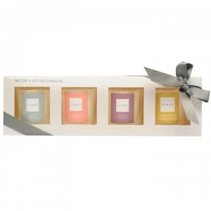 Image of Linea Linea 4 Mini Votive Set - Clear