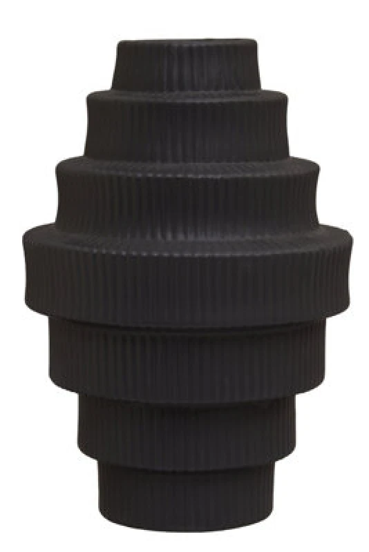 Image of Orsina Modern Design Black Large Vase, Versatile And Stylish Flower Ceramic Vase, Lightweight Vase For Flowers