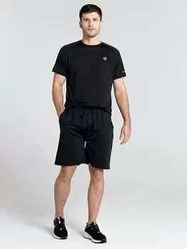Image of Dare 2b x Jermaine Jenas Sprinted Shorts - Black, Size 2XL, Men