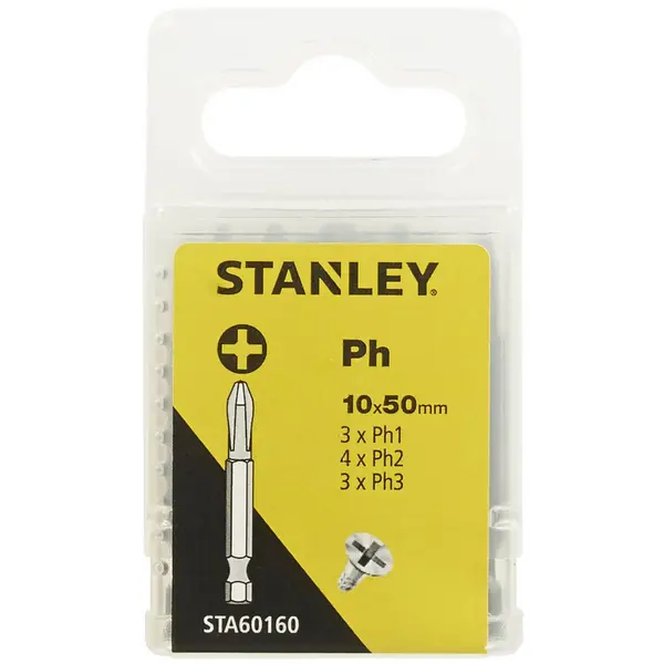 image of Stanley Fatmax 10Pc Mixed Philips 50mm - STA60160-XJ