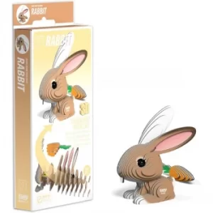 image of EUGY Rabbit 3D Craft Kit