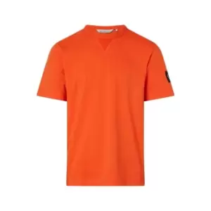 Image of Calvin Klein Jeans Badge T-Shirt - Orange