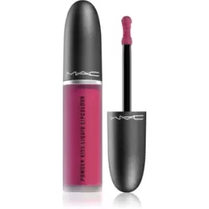 Image of MAC Cosmetics Powder Kiss Liquid Lipcolour Liquid Matte Lipstick Shade Make it Fashun! 5 ml