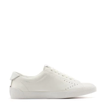 Image of Hugo Zero Nappa Low Top Trainers - White