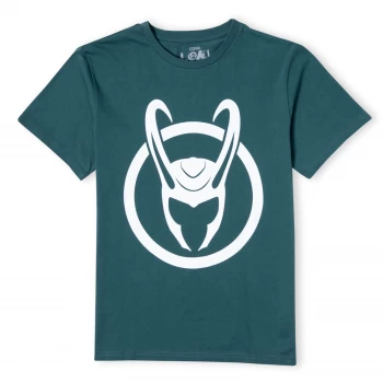Image of Marvel Loki Logo Unisex T-Shirt - Green - L