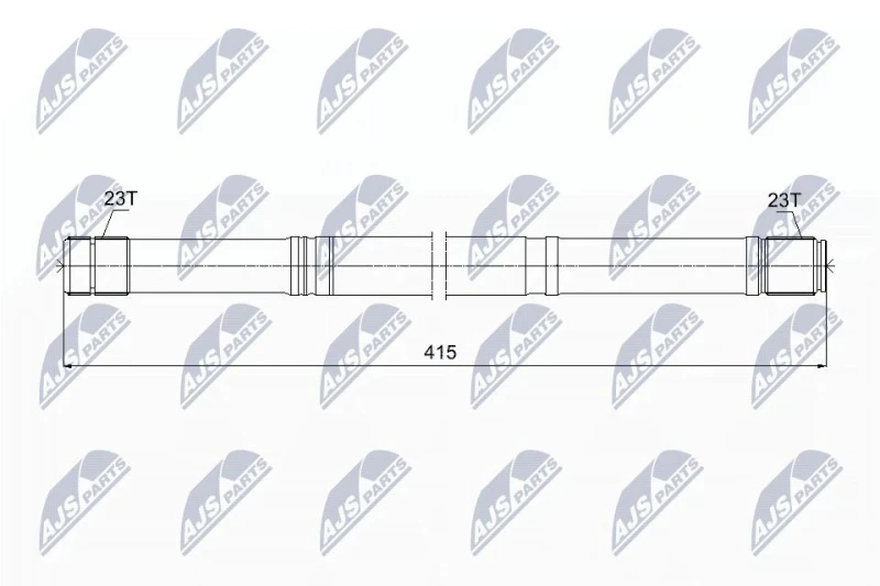 Image of NTY Drive shaft NTY NWP-TY-012