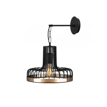 Image of Fellini - MR - 775 Black Copper Wall Lamp