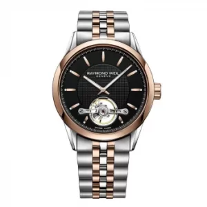 Image of Raymond Weil Freelancer Mens Two-Tone Bracelet Watch