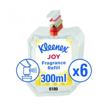 image of Kleenex Botanics Joy Aircare Fragrance Refill 300ml Pack of 6 6189