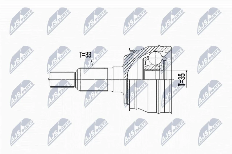Image of NTY CV joint kit NTY NPZ-CH-027