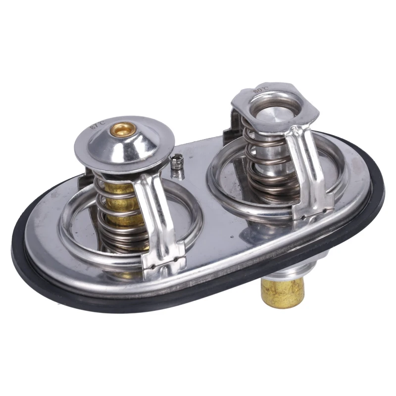Image of FEBI BILSTEIN 195477 Engine thermostat 93mm, with gasket/seal Thermostat,coolant (316)