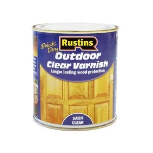 Image of Rustins Exterior Varnish Clear Gloss 1 litre