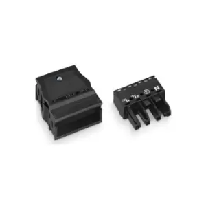 image of Wago 770-104 Socket & Housing, Winsta Midi,4P,blk