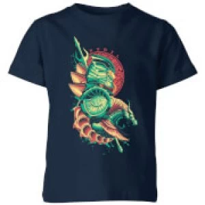 image of Aquaman Xebel Kids T-Shirt - Navy - 11-12 Years